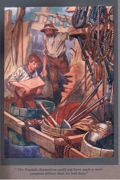 The Vandals Themselves Could Not Have Made a More Complete Pillage Than We Had Done by Thomas Heath Robinson