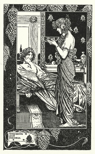 Theseus and Medea by Thomas Heath Robinson
