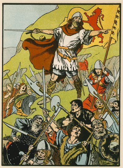 Wallace Directing His Soldiers by Thomas Heath Robinson