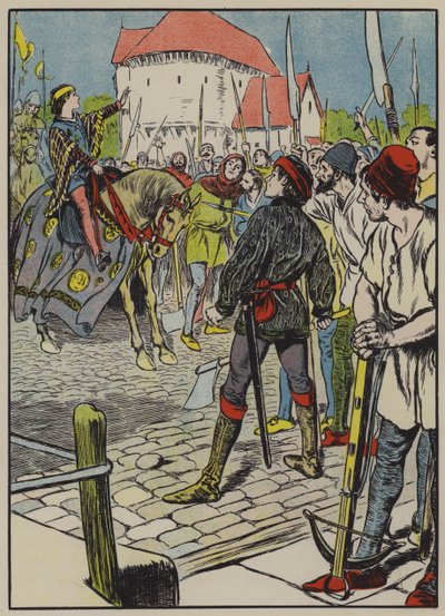 Young King Richard Quells the Rebellion by Thomas Heath Robinson