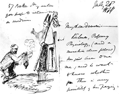 A Letter from Thomas Henry Huxley to Charles Darwin, with a Sketch of Darwin as a Bishop or Saint, July 20th, 1868 by Thomas Henry Huxley