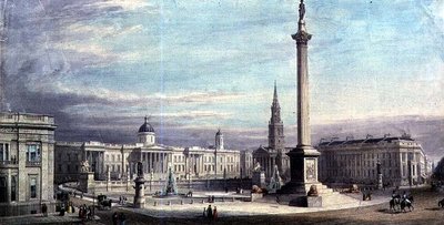 Design for the layout of Trafalgar Square by G. Moore 1842 by Thomas Higham