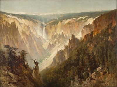 The Grand Canyon of the Yellowstone by Thomas Hill