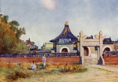 Peking, the Emperors Robing Temple, the Temple of Heaven by Thomas Hodgson Liddell