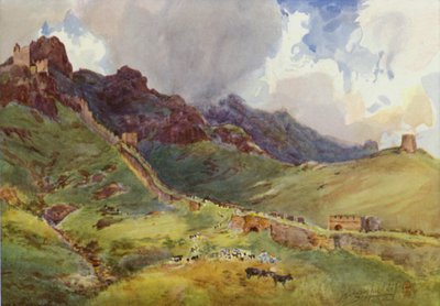 The Great Wall above Shan-Hai-Kwan by Thomas Hodgson Liddell