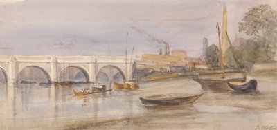Westminster Bridge from the Lambeth Shore by Thomas Hollis