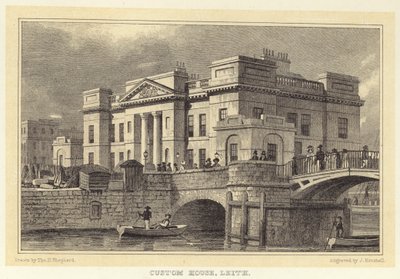 Custom House, Leith by Thomas Hosmer (after) Shepherd