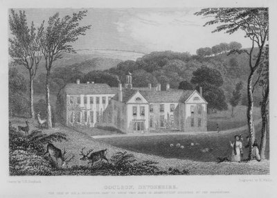 Goulson, Devonshire (engraving) by Thomas Hosmer (after) Shepherd