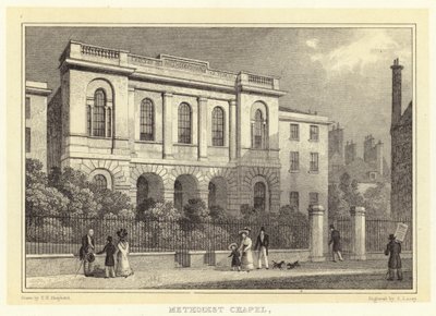 Methodist Chapel by Thomas Hosmer (after) Shepherd
