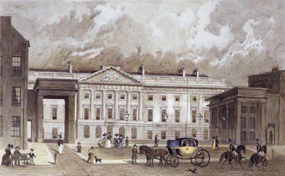 A Contemporary Engraving of the New Royal Mint, c.1830 by Thomas Hosmer Shepherd