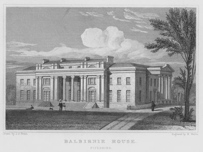 Balbirnie House, Fifeshire by Thomas Hosmer Shepherd