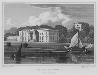 Blytheswood, Renfrewshire by Thomas Hosmer Shepherd