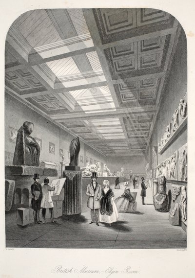 British Museum, Elgin Room, from 