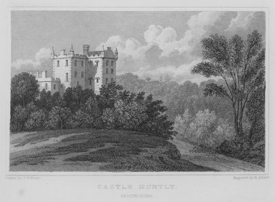 Castle Huntly, Perthshire by Thomas Hosmer Shepherd