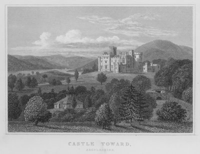 Castle Toward, Argyleshire by Thomas Hosmer Shepherd