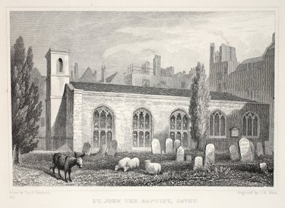 Church of St John the Baptist, Savoy, from 