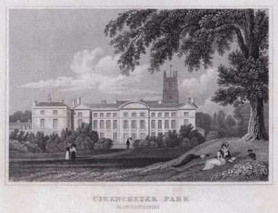 Cirencester Park, Gloucestershire by Thomas Hosmer Shepherd