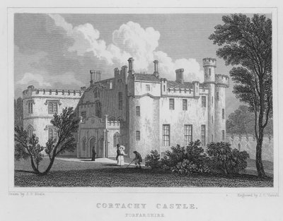 Cortachy Castle, Forfarshire by Thomas Hosmer Shepherd