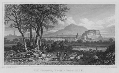 Edinburgh, from Craigleith by Thomas Hosmer Shepherd