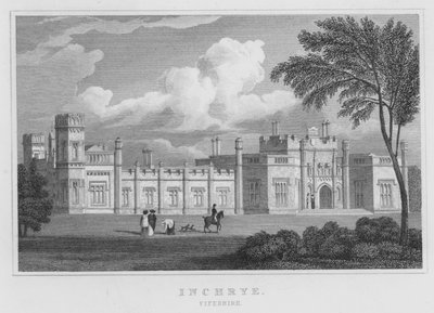 Inchrye, Fifeshire (engraving) by Thomas Hosmer Shepherd