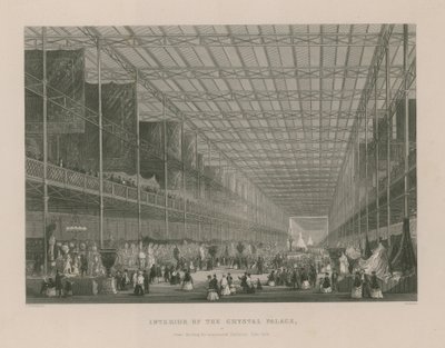 Interior of the Crystal Palace by Thomas Hosmer Shepherd