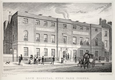 Lock Hospital, Hyde Park Corner, from 
