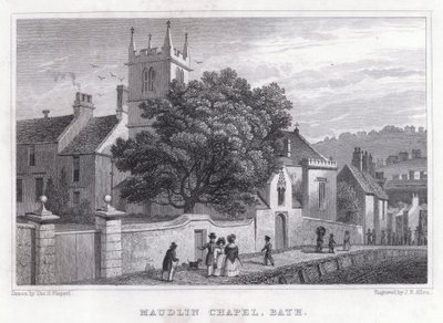 Maudlin Chapel, Bath by Thomas Hosmer Shepherd