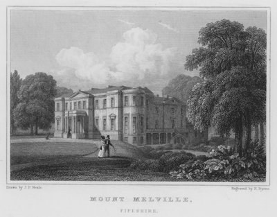 Mount Melville, Fifeshire by Thomas Hosmer Shepherd