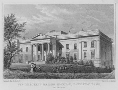 New Merchant Maiden Hospital, Lauriston Lane, Edinburgh by Thomas Hosmer Shepherd