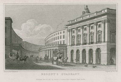 Quadrant, Regent Street, London by Thomas Hosmer Shepherd