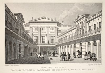 S.E. View of the London Horse and Carriage Repository, Gray