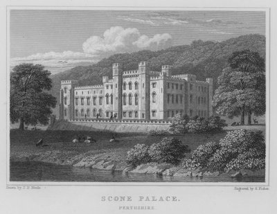 Scone Palace, Perthshire by Thomas Hosmer Shepherd