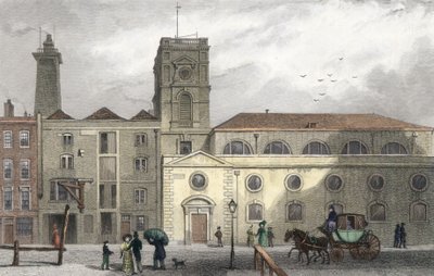St Olave, Tooley Street, London by Thomas Hosmer Shepherd