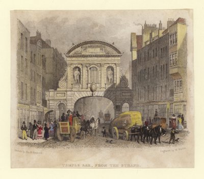 Temple Bar by Thomas Hosmer Shepherd