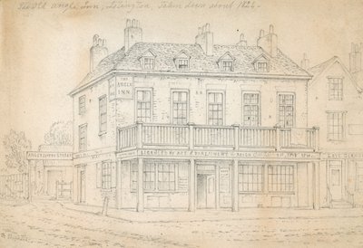 The Angel Inn, Islington by Thomas Hosmer Shepherd
