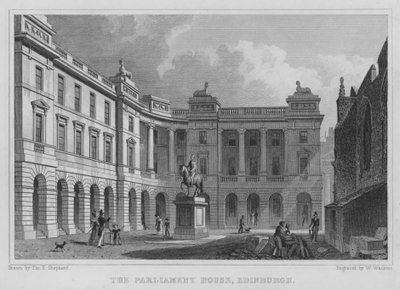 The Parliament House, Edinburgh by Thomas Hosmer Shepherd
