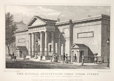 The Russell Institution, Great Coram Street, from 