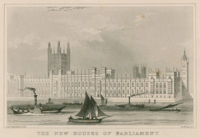 The New Houses of Parliament by Thomas Hosmer Shepherd