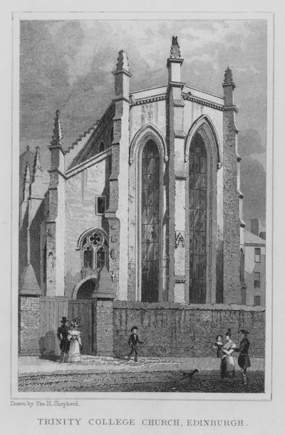 Trinity College Church, Edinburgh by Thomas Hosmer Shepherd