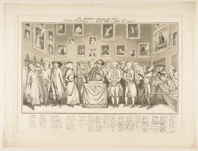 The Matthew-orama for 1827 or Cockney Gleanings, March 26, 1827 by Thomas Howell Jones