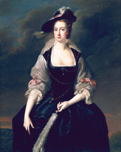 Lady Frances Courtenay, c.1741 by Thomas Hudson