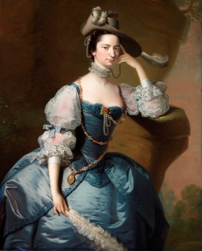 Portrait of Margaret, Lady Oxenden, c.1755 by Thomas Hudson
