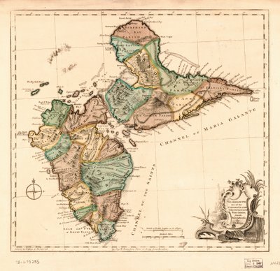 Guadaloupe, One of the Caribbee Islands Subject to France in the West Indies by Thomas Jefferys