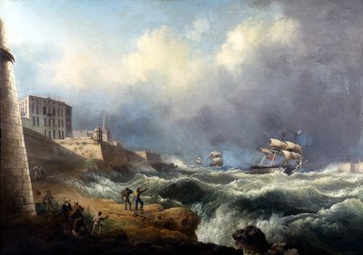 View of Entrance to Grand Harbour by Thomas L. Hornbrook