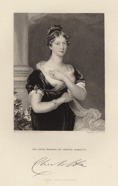 Her Royal Highness The Princess Charlotte by Thomas Lawrence