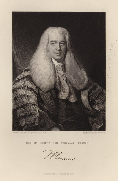 Sir Thomas Plumer by Thomas Lawrence