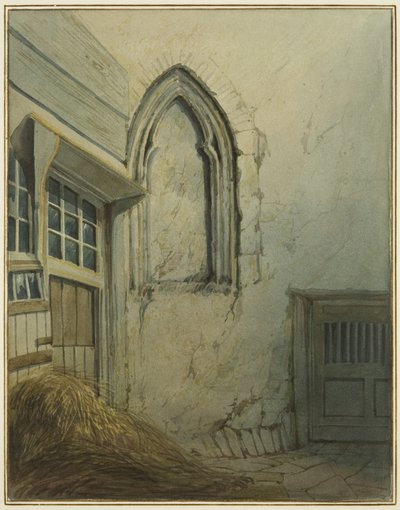 A Small Court adjoining a passage from Baldwin Street to St Nicholas Street by Thomas Leeson the Elder Rowbotham