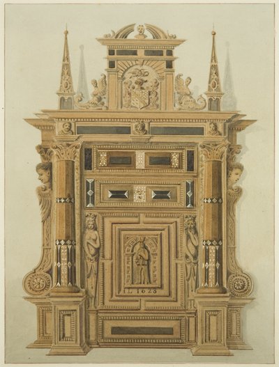 Doorway in Langton Mansion, on the Back by Thomas Leeson the Elder Rowbotham