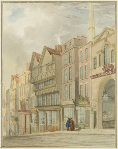 High Street with the Market Gate by Thomas Leeson the Elder Rowbotham