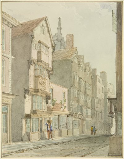 Mary-le-Port Street by Thomas Leeson the Elder Rowbotham
